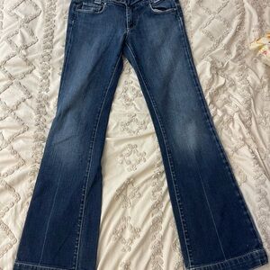 PAIGE Dark Blue Flare Jeans